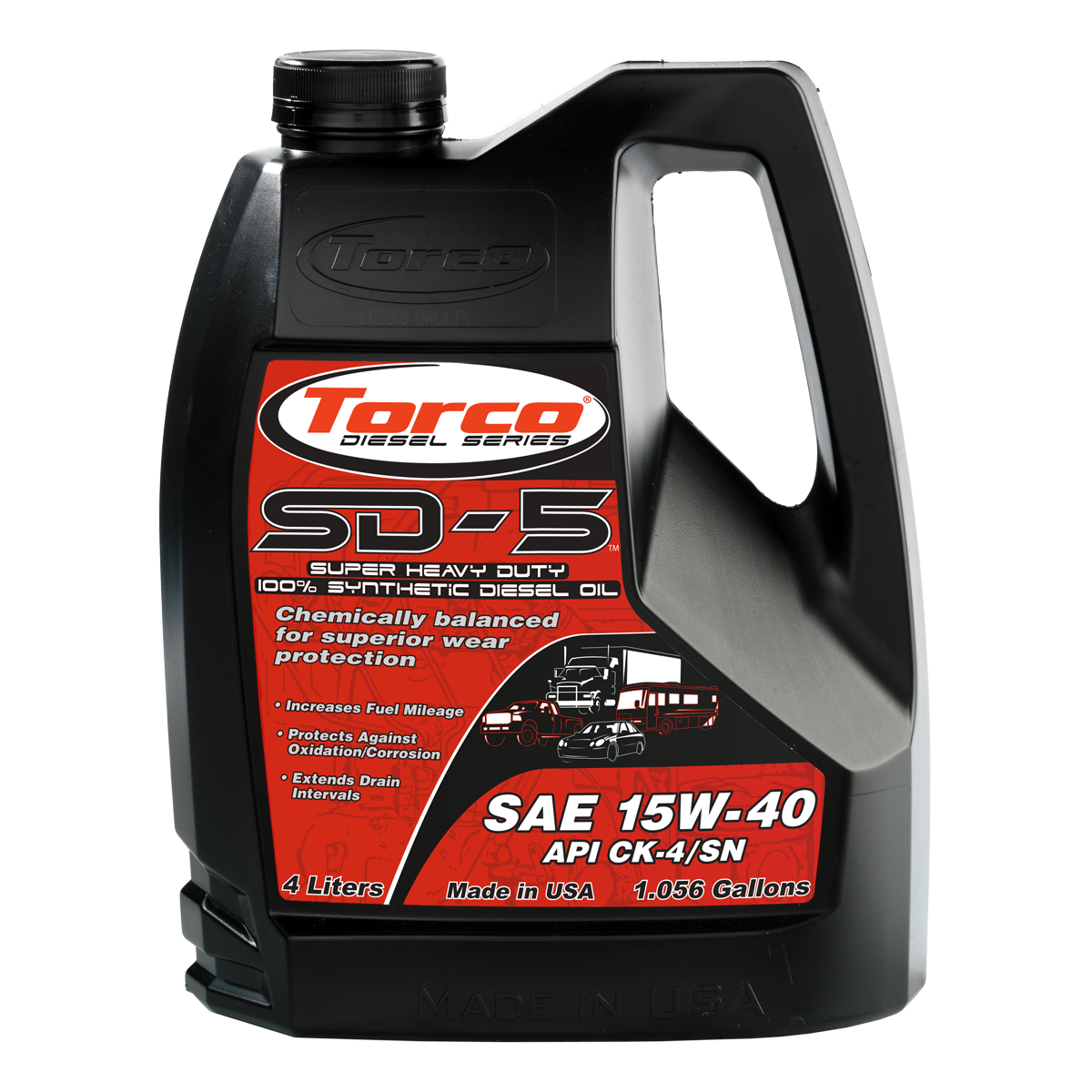 Torco SD-5 Synthetic Diesel Oil 15W-40 - TorcoUSA