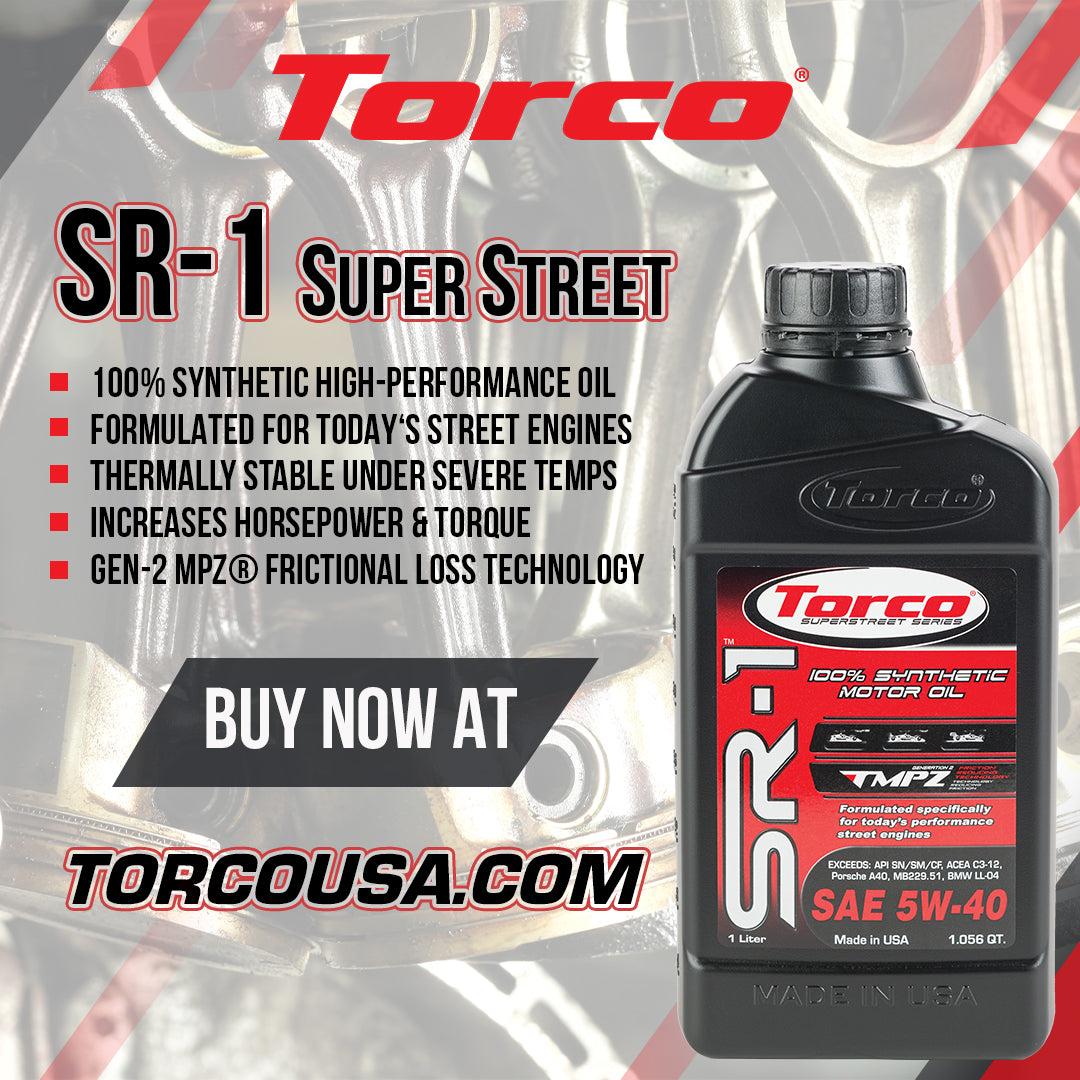 Torco SR-1 100% Synthetic High-Performance Engine Oil - TorcoUSA