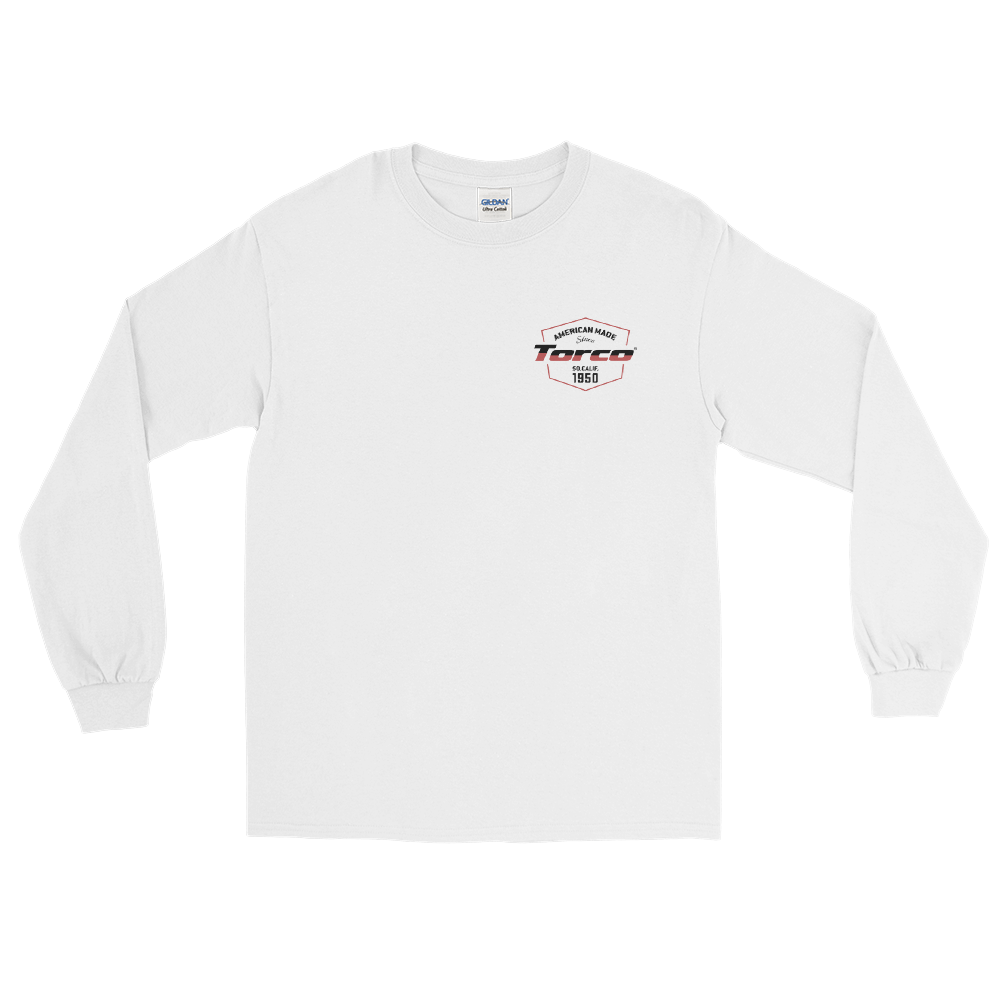 Torco American Made Long Sleeve White Tee - TorcoUSA